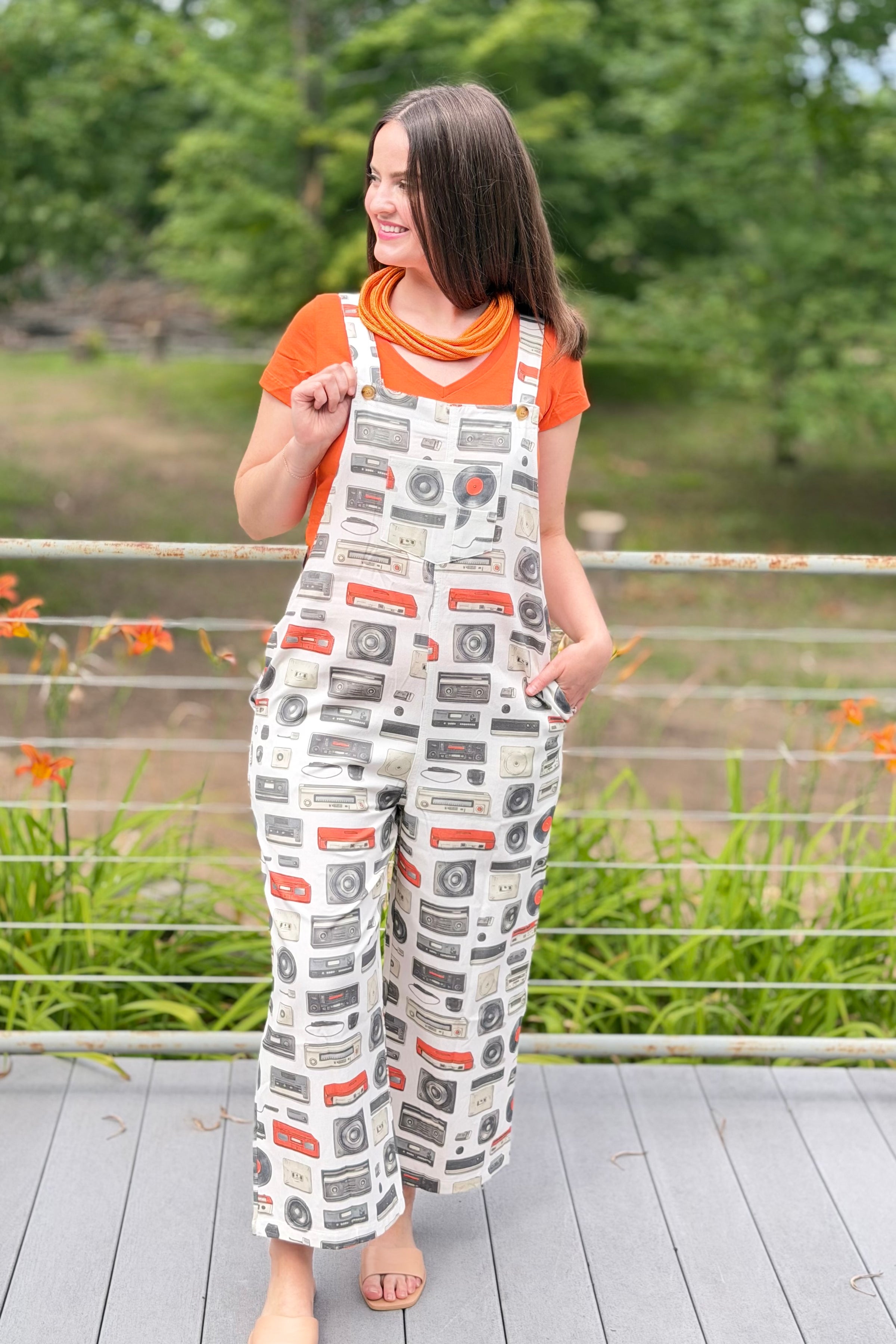 Retro Audio Beat Overalls