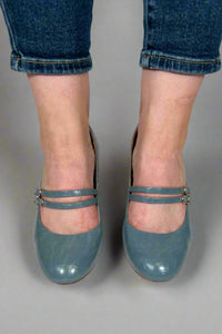 Windy Mary Jane Pump Heels - Blue