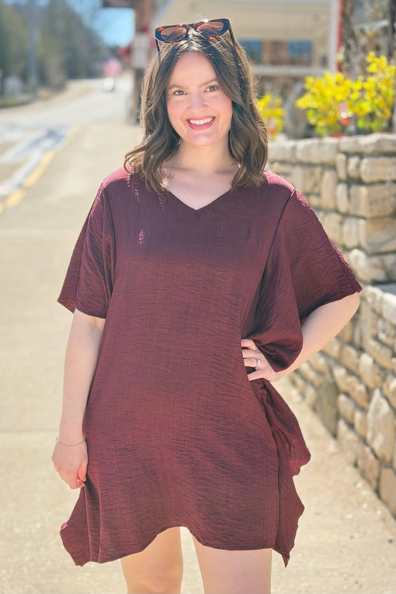 V-Neck Flowy Dress