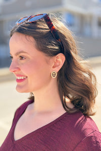 Floral Drop Earrings with Elegant Design