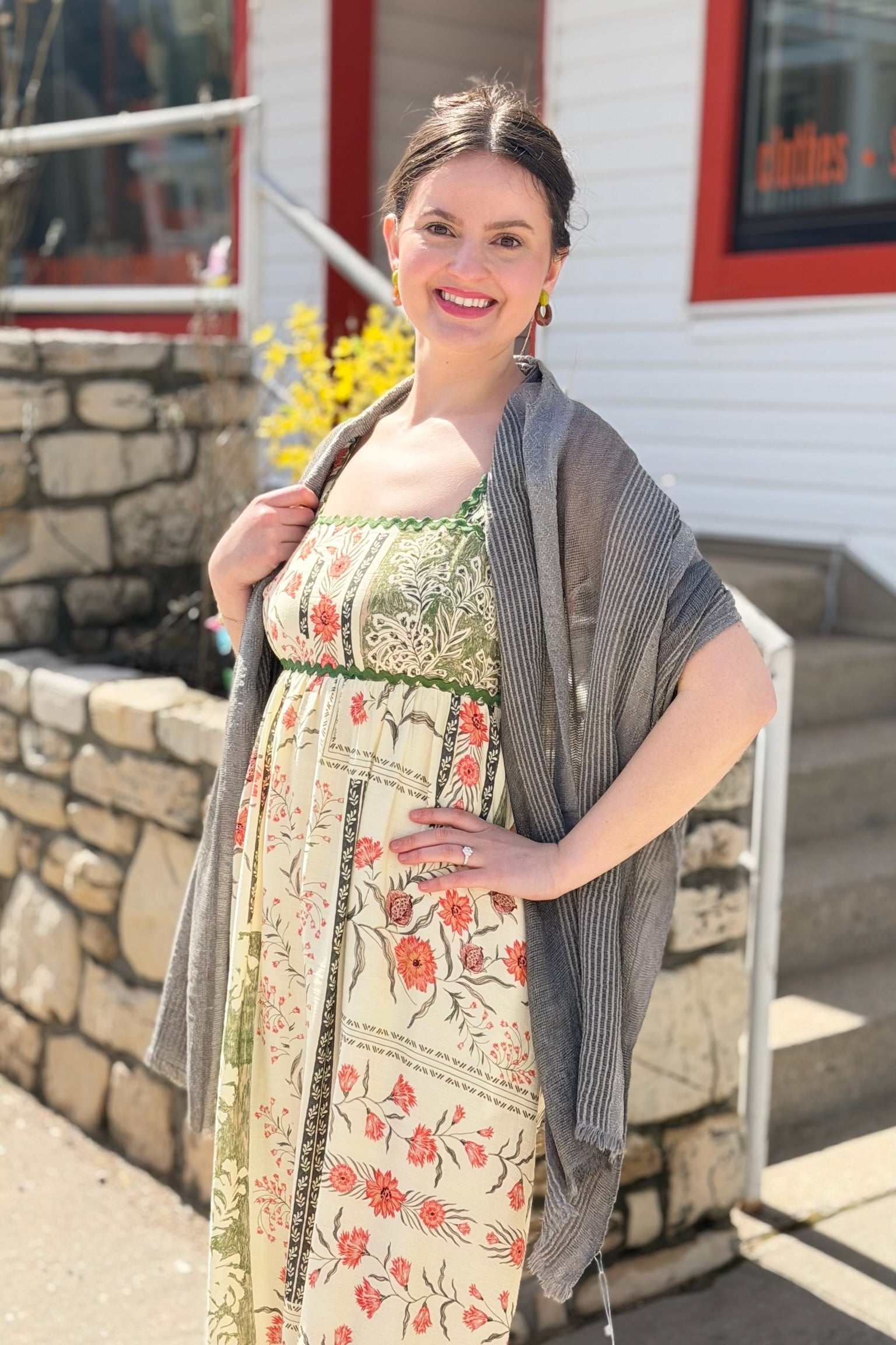 Boho Scarf - Grey
