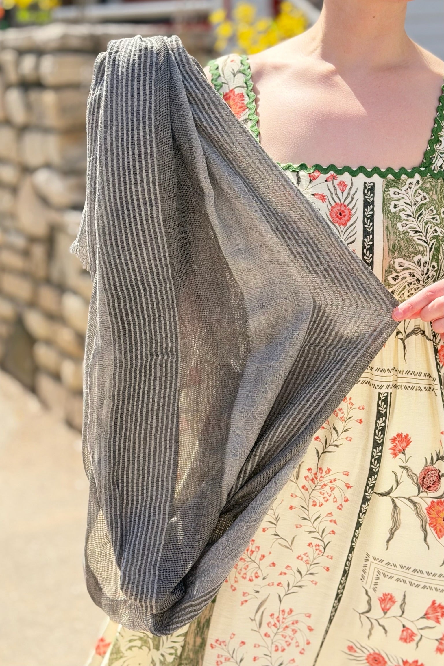 Boho Scarf - Grey