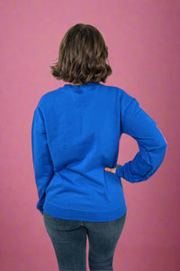 Trophy Wife Crewneck Sweatshirt - Blue