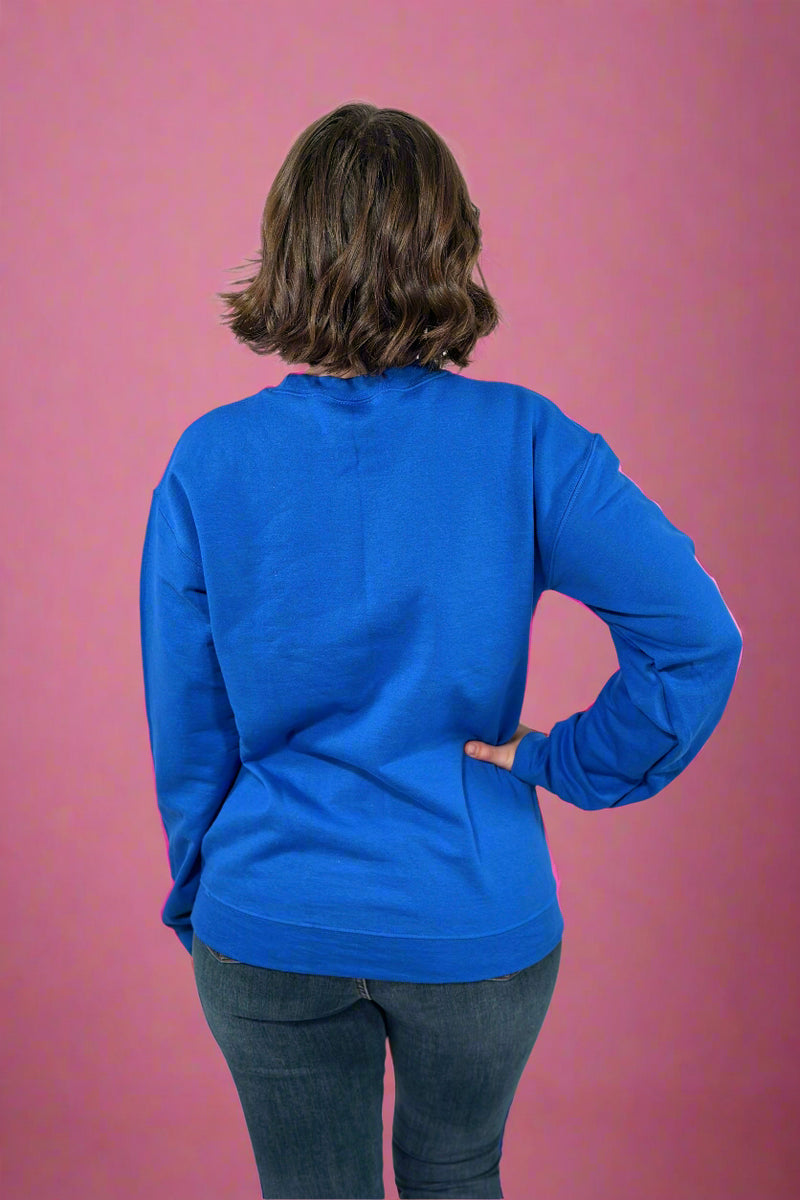 Trophy Wife Crewneck Sweatshirt - Blue