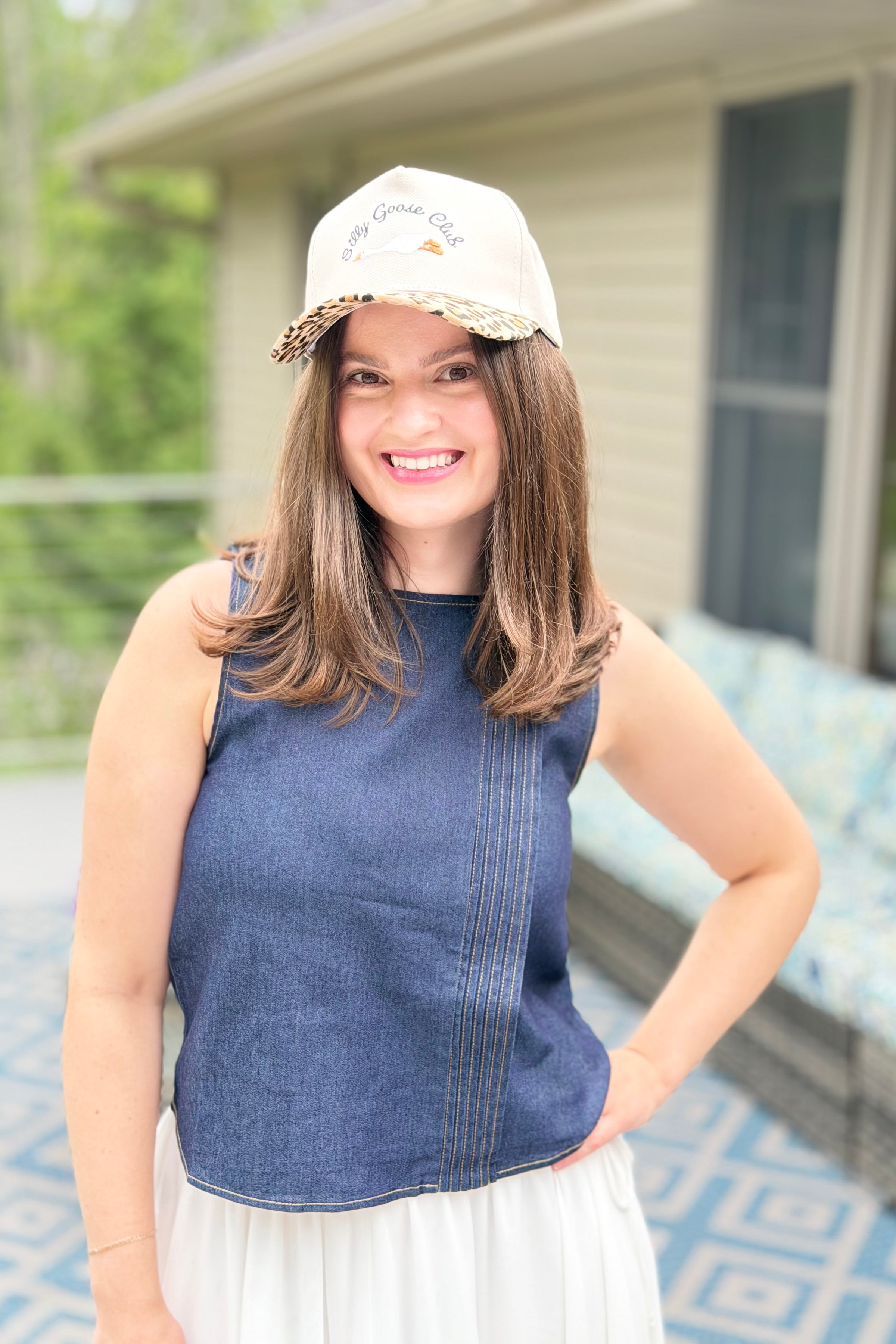 Silly Goose Club Hat - Leopard