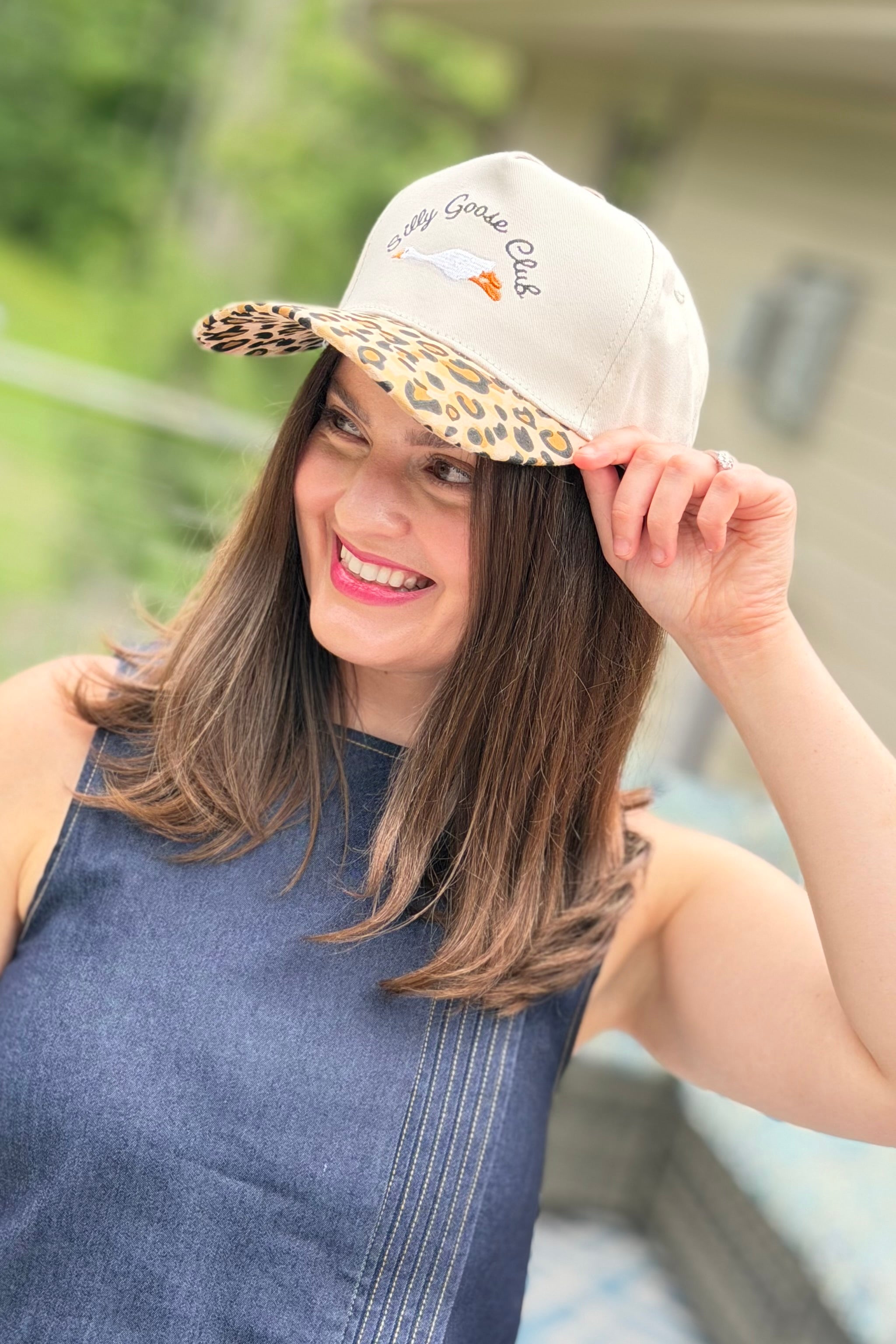 Silly Goose Club Hat - Leopard