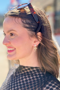 Heart Bow Tassel Earrings