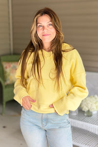 Malibu Cotton Hoodie - Yellow