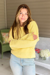 Malibu Cotton Hoodie - Yellow