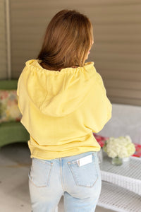 Malibu Cotton Hoodie - Yellow