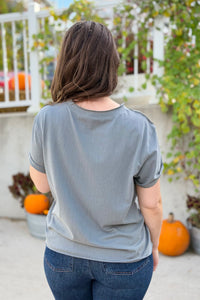 Mali Tee Raw Hem - Grey