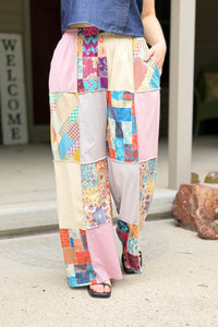 Boho Mandala Patchwork Pants