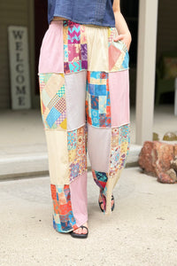 Boho Mandala Patchwork Pants