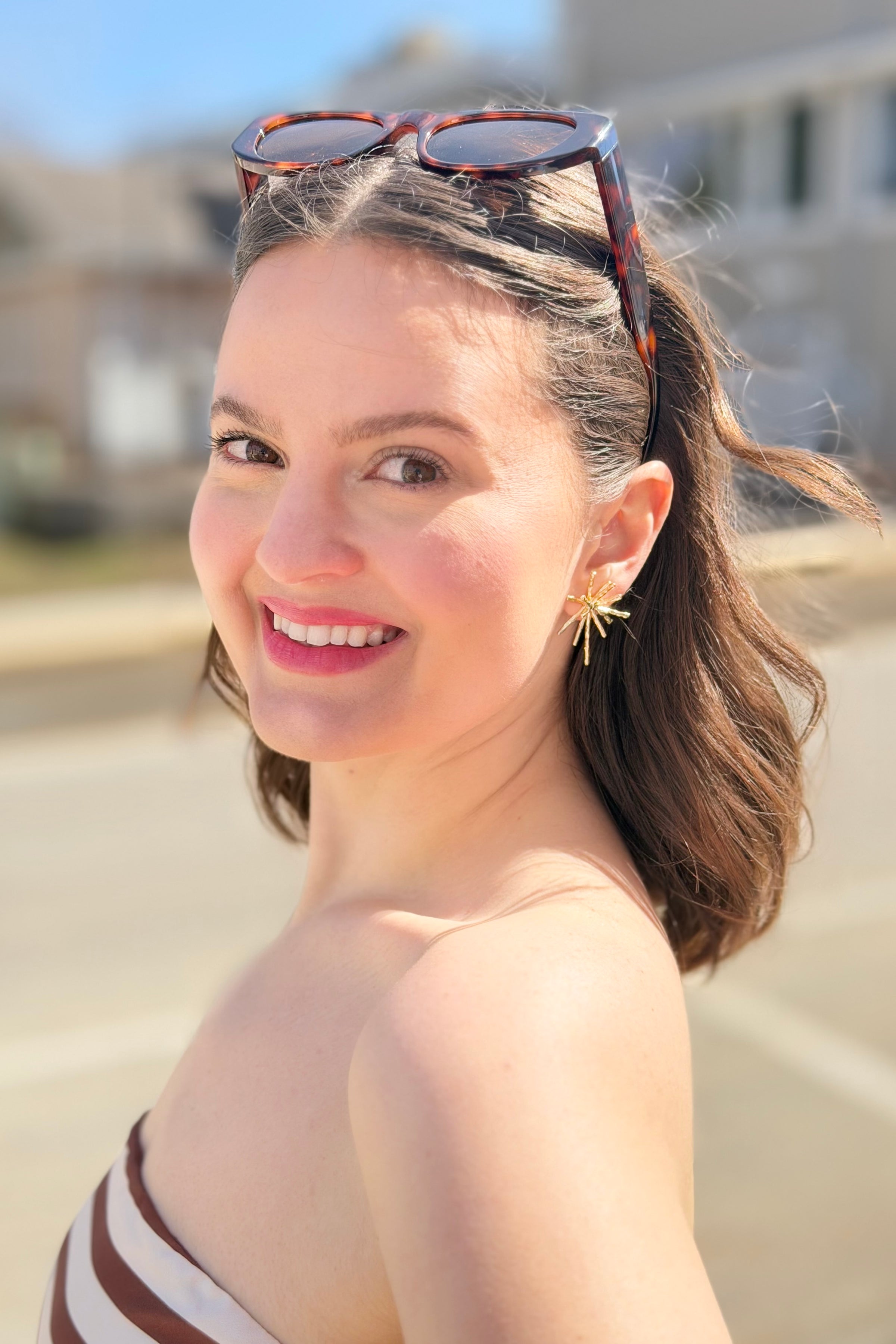 Vintage-Inspired Floral Drop Earrings