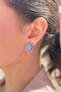 Artistic Floral Inspired Drop Earrings
