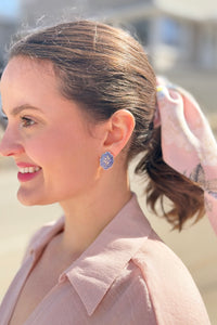 Artistic Floral Inspired Drop Earrings