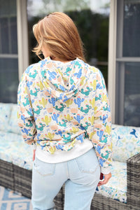 Zip Up Hoodie - Desert Cactus
