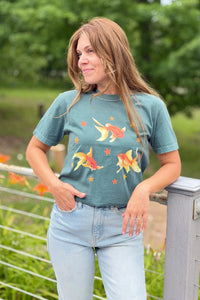 Goldfish Star T-Shirt - Spruce