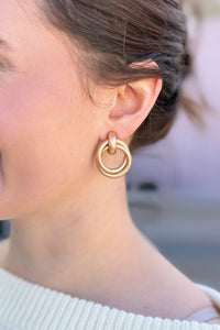 Vintage Inspired Geometric Knot Stud Earrings
