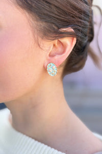 Floral Enamel Drop Earrings with Vintage Charm