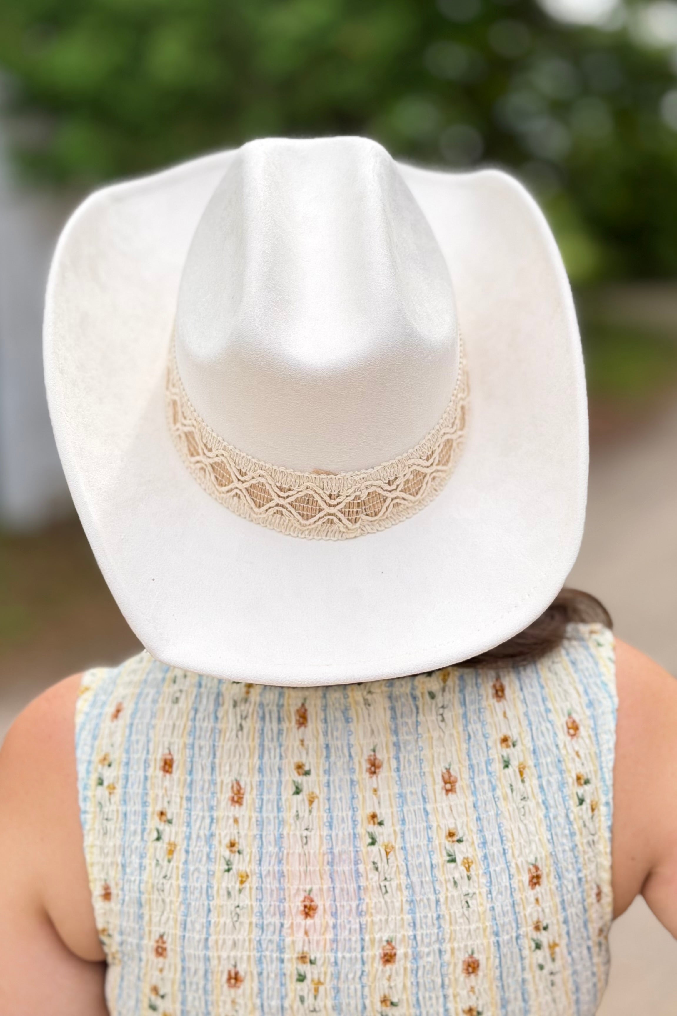 Intricate Braided Strap Cowboy Hat