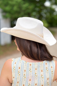Intricate Braided Strap Cowboy Hat