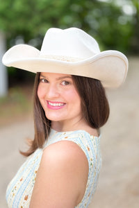 Intricate Braided Strap Cowboy Hat