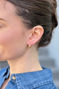 Vintage-Inspired Chic Gemstone Drop Earrings