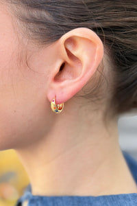 Vintage-Inspired Chic Gemstone Drop Earrings