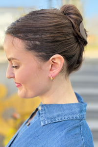 Vintage-Inspired Chic Gemstone Drop Earrings