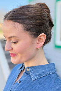 Vintage-Inspired Chic Gemstone Drop Earrings