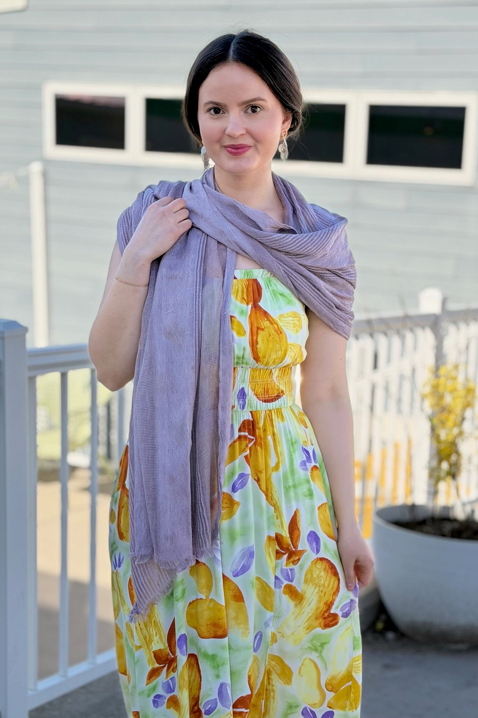 Boho Scarf - Light Purple