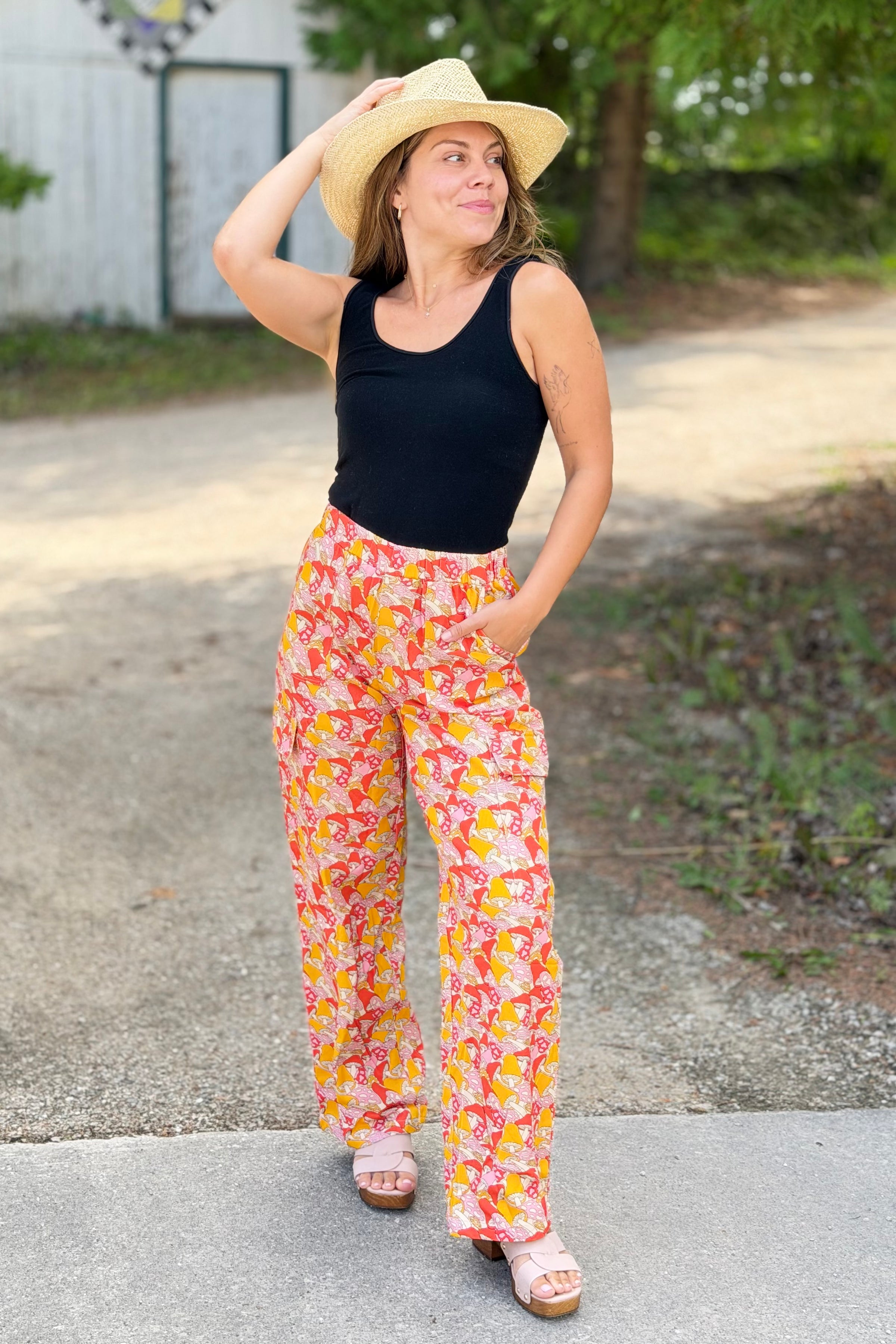 Wild Mushroom Cargo Pants