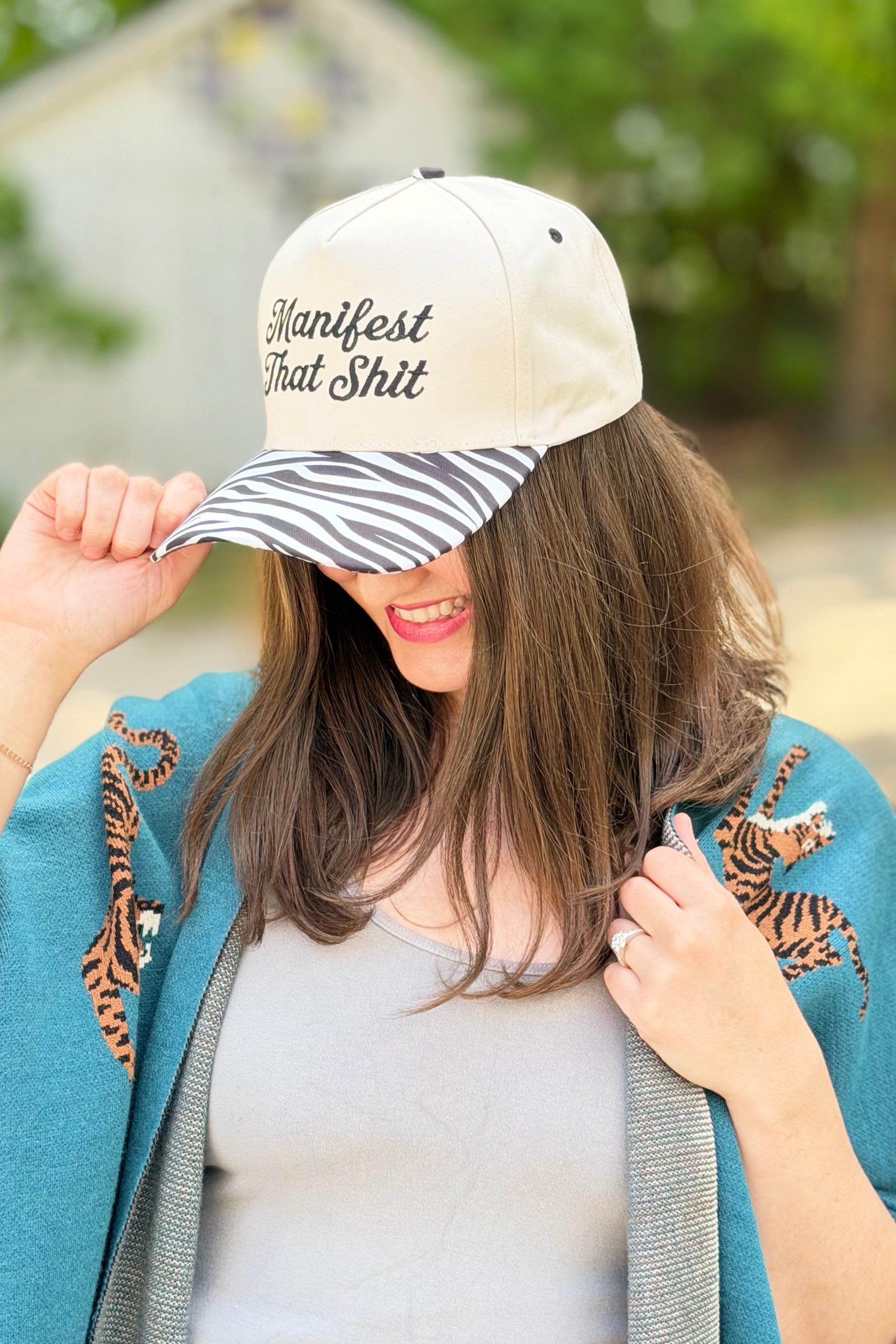 Manifest That Shit Hat - Zebra