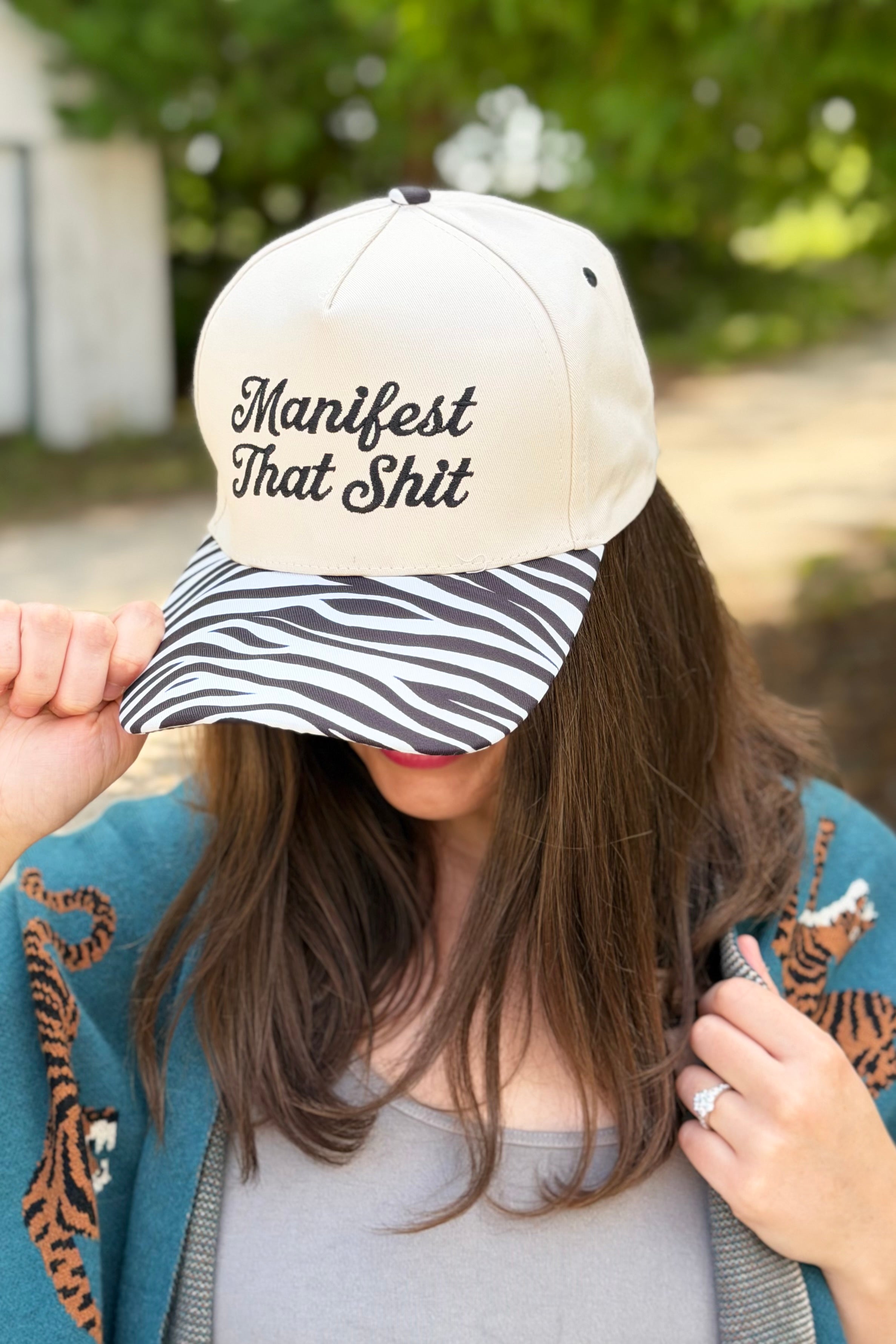 Manifest That Shit Hat - Zebra