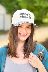 Manifest That Shit Hat - Zebra