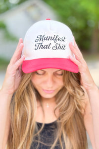 Manifest That Shit Hat - Red