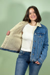 Sherpa Lined Jean Trucker Jacket