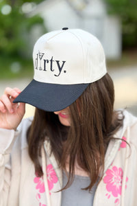 Dirty Martini Two Tone Hat - Black