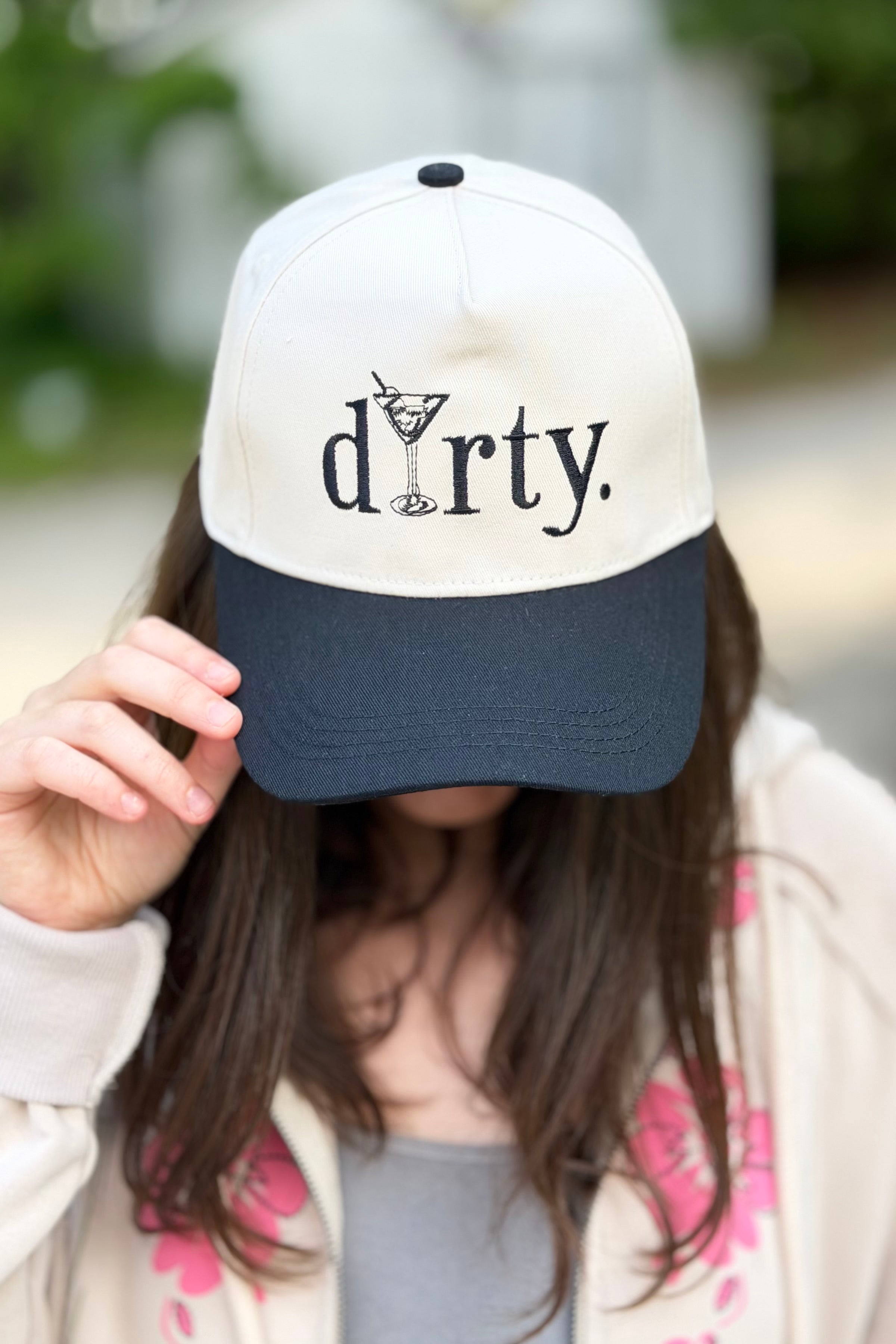 Dirty Martini Two Tone Hat - Black