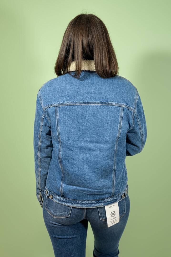 Sherpa Lined Jean Trucker Jacket