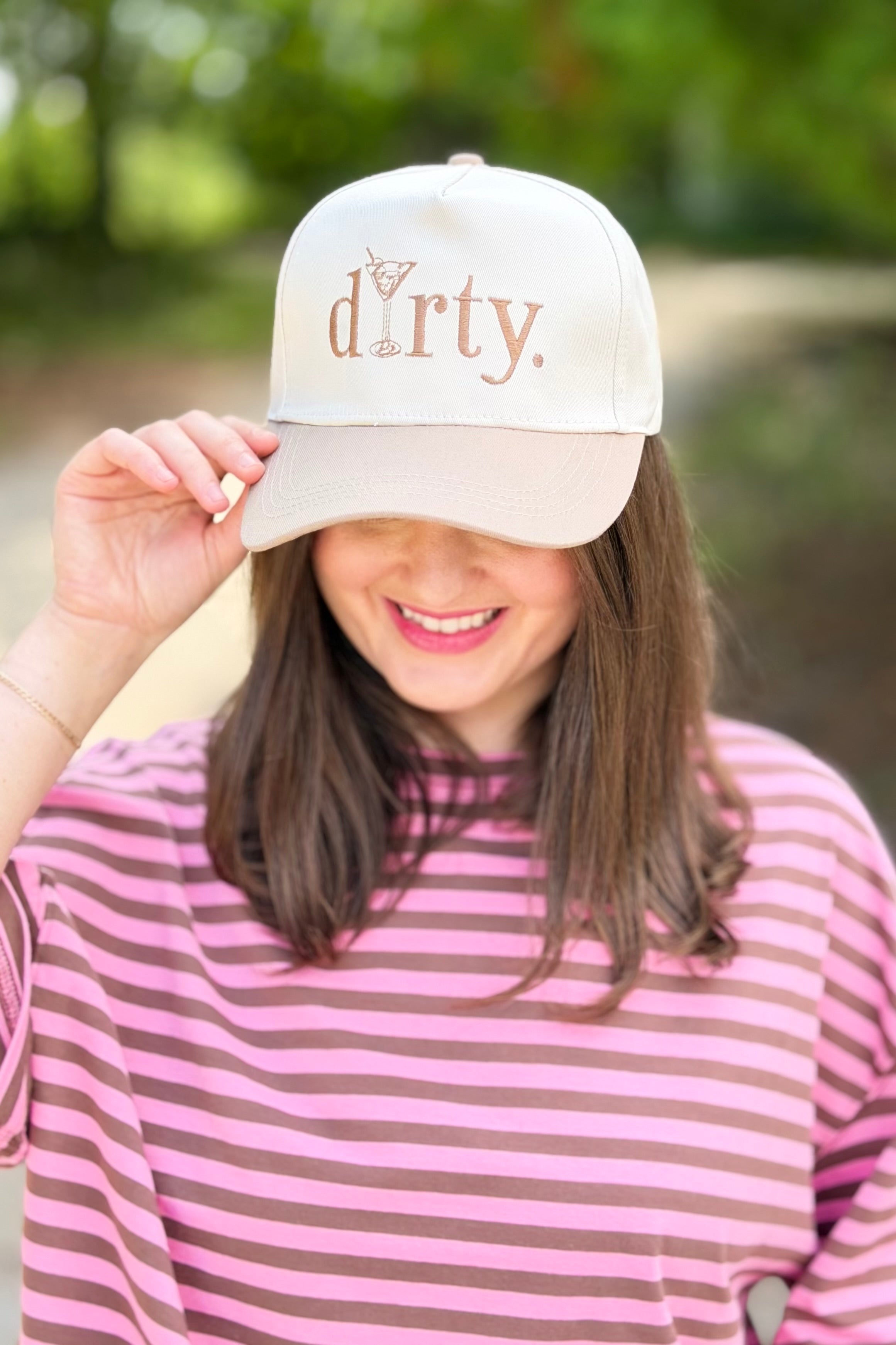 Dirty Martini Two Tone Hat - Mocha