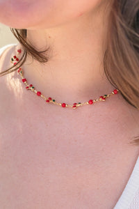 Cherry Link Necklace