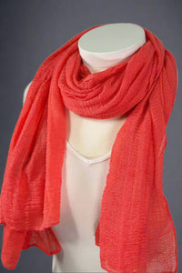 Insect Repellent Scarf - Coral