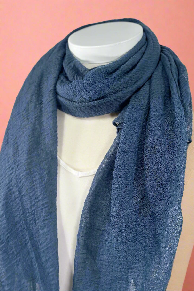 Insect Repellent Scarf -  Navy