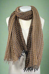 Mermaid Cascade Scarf - Brown
