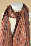 Mermaid Cascade Scarf - Orange