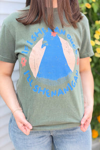 Shenanigan Pigeon T-Shirt - Moss