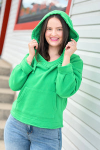 Malibu Cotton Hoodie - Green