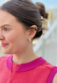 Sweet Cherry Mini Hoop Earrings